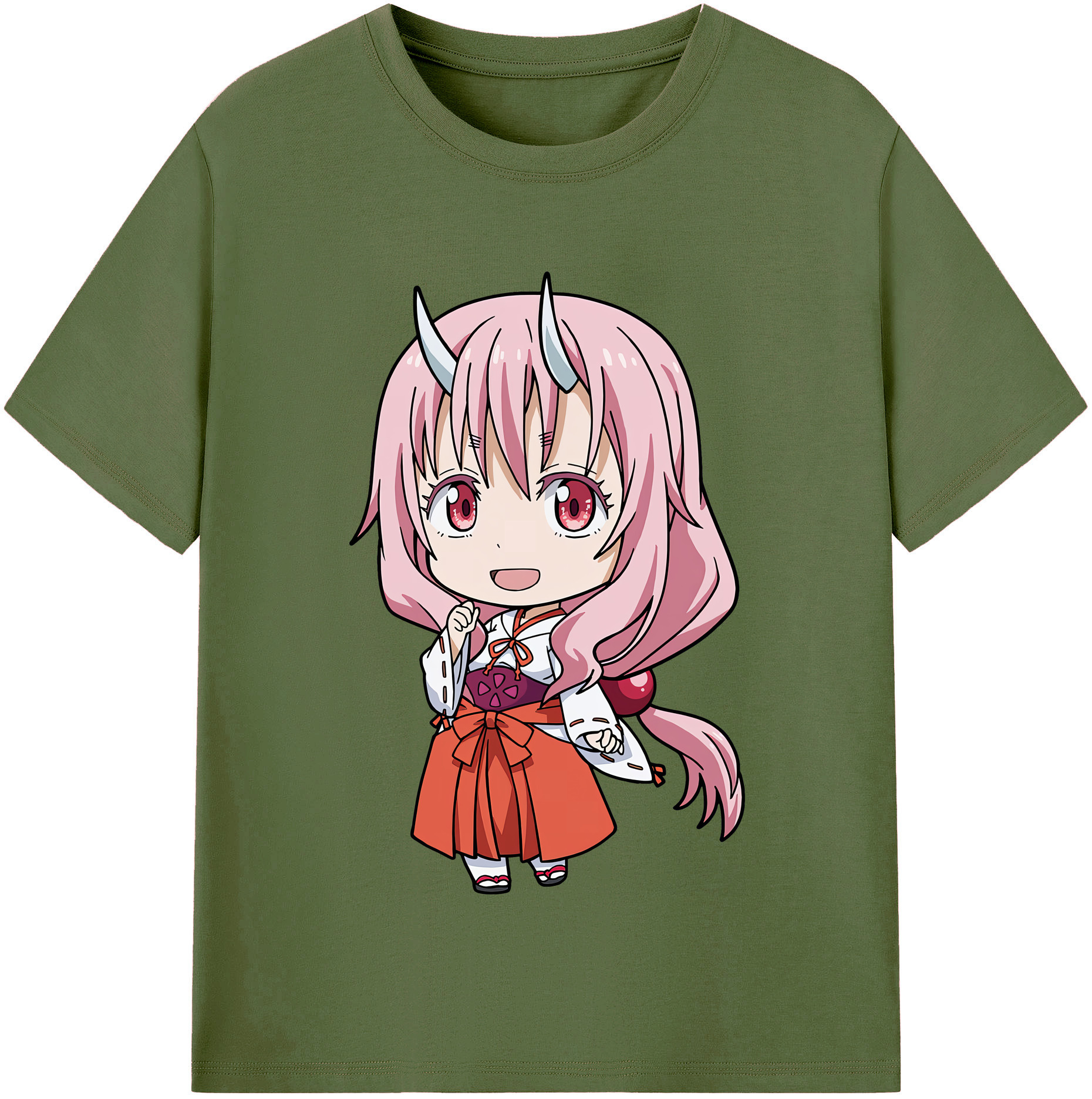 （画像用） 転スラ Regarding Reincarnated to Slime 綿100％半袖Tシャツ（フロントプリント）
